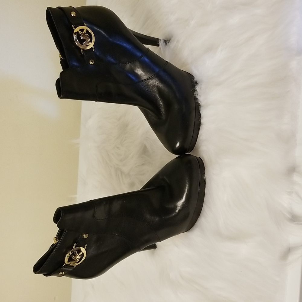 Black ankle boots